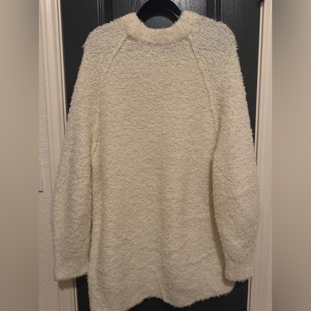 Free People Teddy Sweater Tunic | Sugar Swirl | Medium | NWOT - Picture 6 of 7